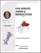 Five Introits Amens & Benedictions SATB choral sheet music cover